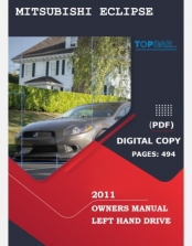 MITSUBISHI ECLIPSE 2011 OWNERS MANUAL